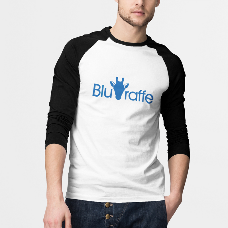 Bluraffe Men's 3/4 Sleeve Raglan Shirt