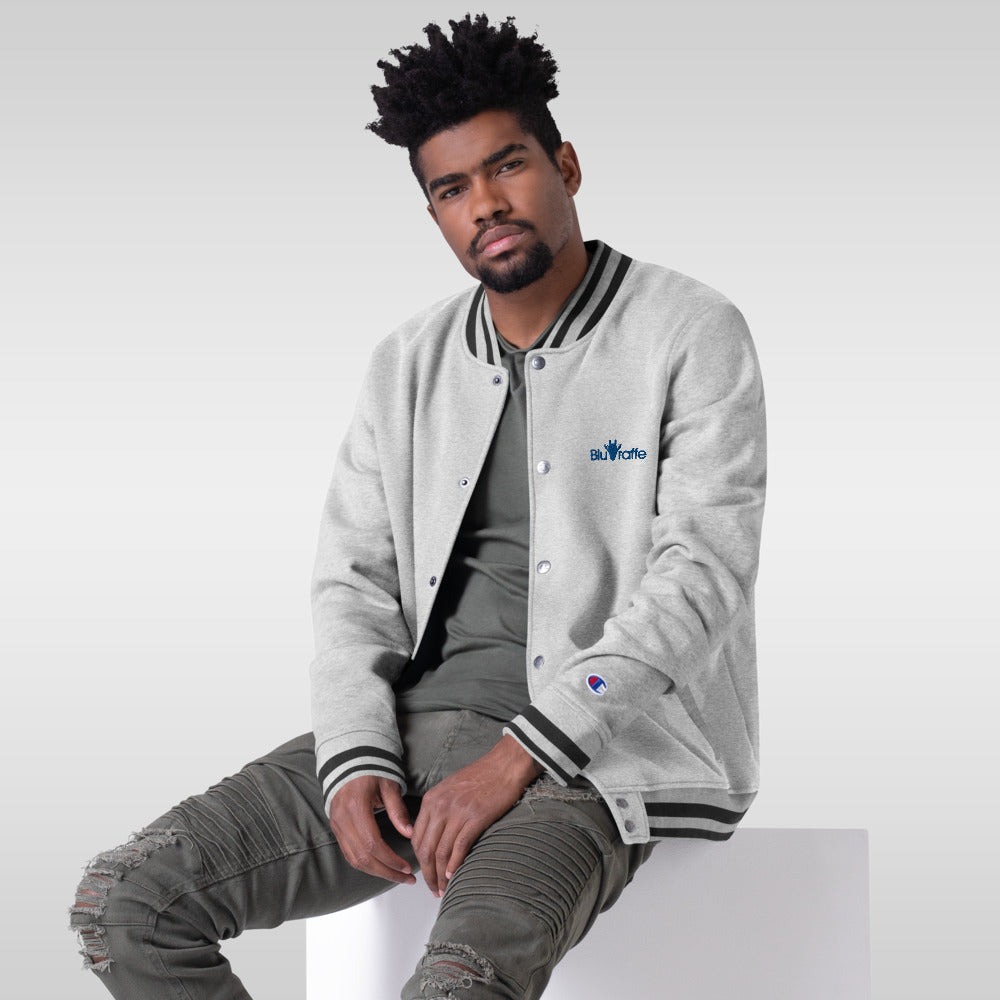 Embroidered Champion Bomber Jacket (3 colors)