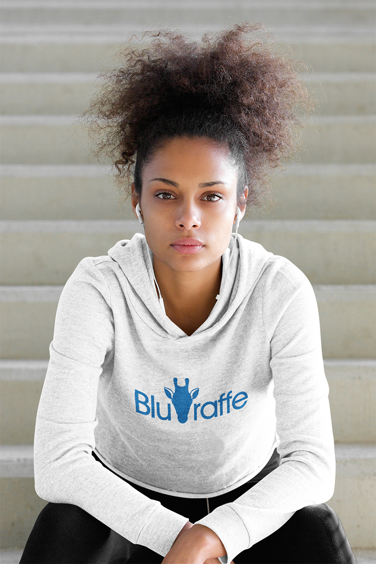 Bluraffe Crop Hoodie