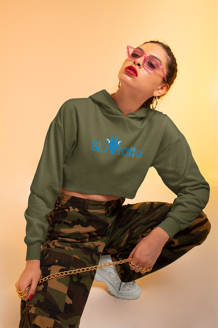 Bluraffe Crop Hoodie