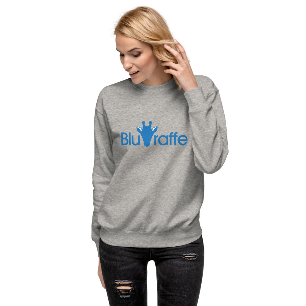 Bluraffe Unisex Fleece Pullover Gray