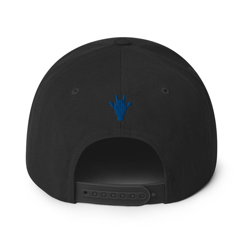 Bluraffe Snapback Hat Black