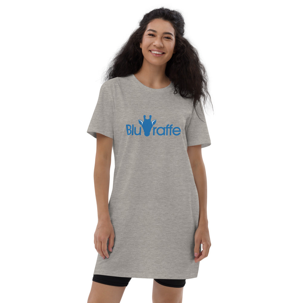 Bluraffe Organic Cotton T-Shirt Dress Gray