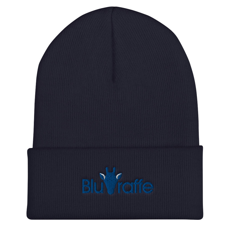 Bluraffe Cuffed Beanie for Men and Women Navy